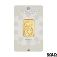 Gold 50 Gram Royal Mint Britannia Bar