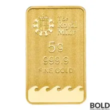 Gold 5 Gram Royal Mint Britannia Bar