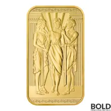 Gold 1 oz British Great Engravers: Three Graces Bar