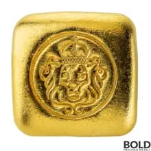 Gold Cast Bar Scottsdale Lion - 1 oz