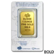 Gold Bar PAMP - 1 oz