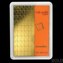 Gold 100 Gram Bar Valcambi Combi - 100x1 gram