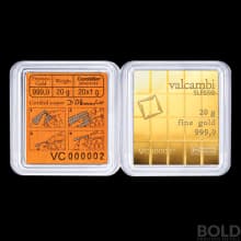 Gold 20 Gram Bar Valcambi Combi - 20x1 gram