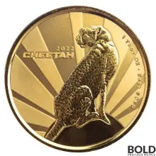 2022 Gold 1 oz Cameroon Cheetah BU