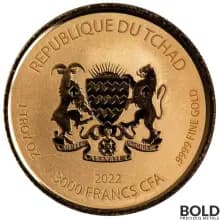 2022 Gold 1 oz Chad KEK Proof