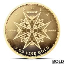 2024 1 oz Malta Maltese Cross Gold Coin (Proof-like)