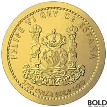 2022 Gold 1/10 oz Spanish Iberian Lynx BU