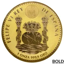 2022 Gold 1 oz Spanish Toro Reverse Proof Coin