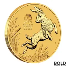 2023 Gold 1 oz Perth Lunar Year of the Rabbit BU