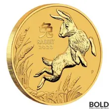 2023 Gold 1/10 oz Perth Lunar Year of the Rabbit BU