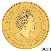 2023 Gold 1/10 oz Perth Lunar Year of the Rabbit BU