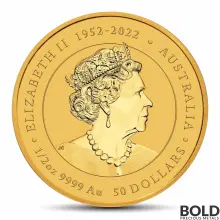 2024 1/2 oz Perth Lunar Year of the Dragon Gold Coin (BU)