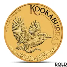 2024 1/10 oz Perth Kookaburra Gold Coin (BU)