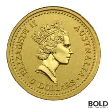 Gold Australia Perth Kangaroo *Random Date* - 1/20 oz