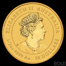 2020 Gold 1/2 oz Australia Perth Lunar Mouse