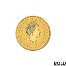 2022 Australia Perth Lunar Year of the Tiger 1/10 oz Gold BU