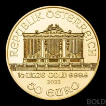 2022 Gold Austria Philharmonic - 1/2 oz