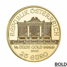 2023 Gold 1/4 oz Austria Philharmonic BU