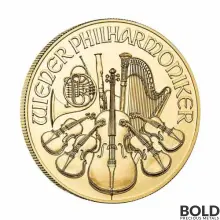 2023 Gold 1/4 oz Austria Philharmonic BU