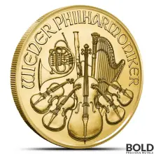 2024 1/2 oz Austrian Philharmonic Gold Coin (BU)