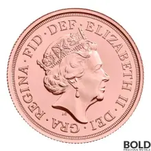 2022 Gold World English Double Sovereign Queen Elizabeth II