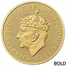 2023 Gold 1 oz Royal Mint Britannia Coronation BU