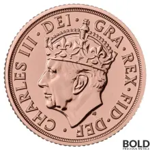 2023 Gold World English King Coronation Sovereign