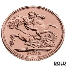 2023 Gold World English King Coronation Sovereign