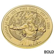 2024 1 oz British Myths & Legends Morgan Le Fay Gold Coin (BU)