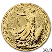 2020 Gold Great Britain Britannia Oriental Borders - 1 oz