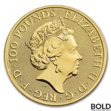 2021 Britain Queen's Beasts Completer 1 oz Gold BU
