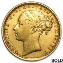 Gold Great Britain Victoria Sovereign - Young