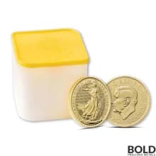 2024 1 oz Britannia Gold Tube (10 Coins, BU)