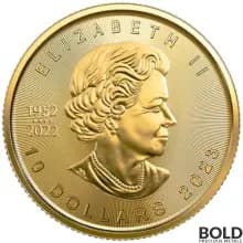 2023 Gold 1/4 oz Canada Maple Leaf Coin