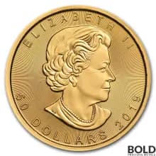 2019 Gold Canada Maple Leaf - 1 oz