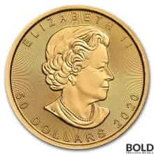2020 Gold Canada Maple Leaf - 1 oz
