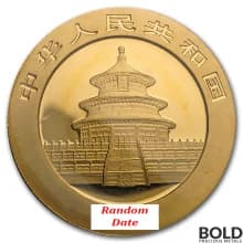 Gold China Panda *Random Date* - 1/2 oz