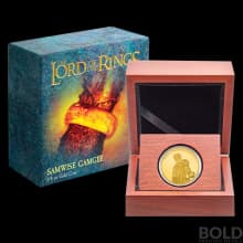 2021 Niue Lord Of The Rings Samwise Gamgee 1/4 oz Gold Proof