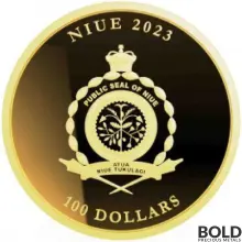 2023 Gold 1 oz Niue Vivat Humanitas Prooflike