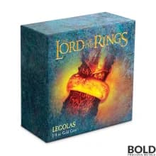 2021 Niue Lord Of The Rings Legolas 1/4 oz Gold Proof