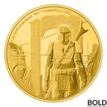 2021 Niue Mandalorian Classic: Mando 1 oz Gold Proof