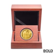 2021 Niue Mandalorian Classic: Mando 1/4 oz Gold Proof