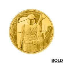 2021 Niue Mandalorian Classic: Mando 1/4 oz Gold Proof