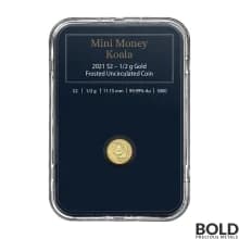 2021 Australia Mini Money: Koala 1/2 gram Gold Frosted Coin