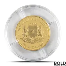 2024 1/10 oz Somalia Elephant Gold Coin (BU)
