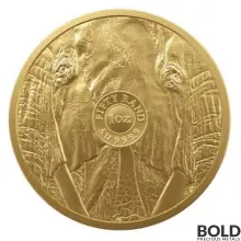 2022 Gold 1 oz South Africa: Big Five Elephant Coin BU