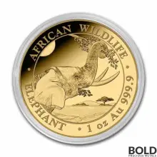 2023 Gold Somalia Elephant 1 oz