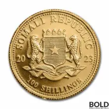 2023 Gold Somalia Elephant 1/10 oz