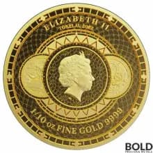 2022 Gold Tokelau Chronos 1/10 oz Prooflike
