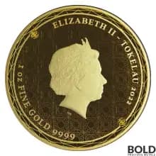 2022 Gold Tokelau Equilibrium: Yin Yang 1 oz Prooflike